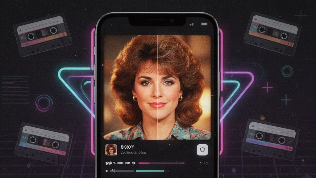 Photo années 80 avec ChatGPT : la tendance rétro à reproduire en 2 minutes sur mobile