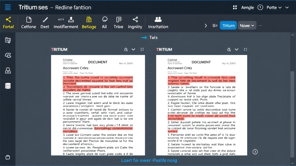Illustration complémentaire sur Tritium éditeur texte