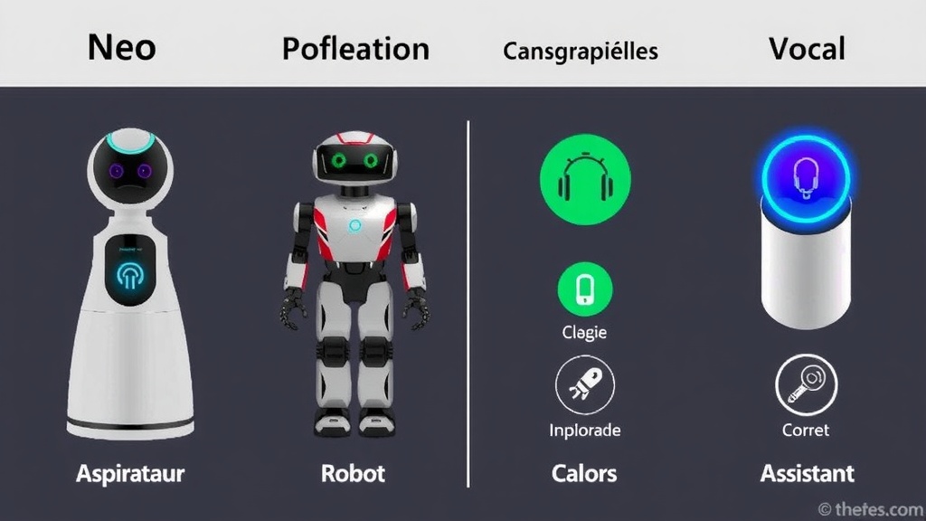 Illustration complémentaire sur robot humanoïde
