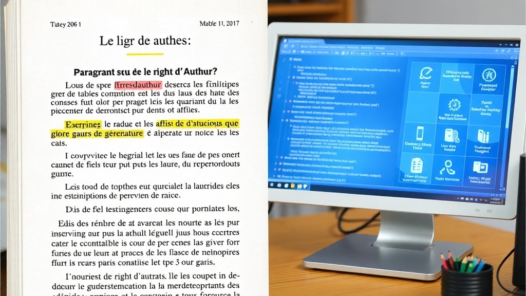 Illustration complémentaire sur droit d'auteur IA Illustration complémentaire sur droit d'auteur IA