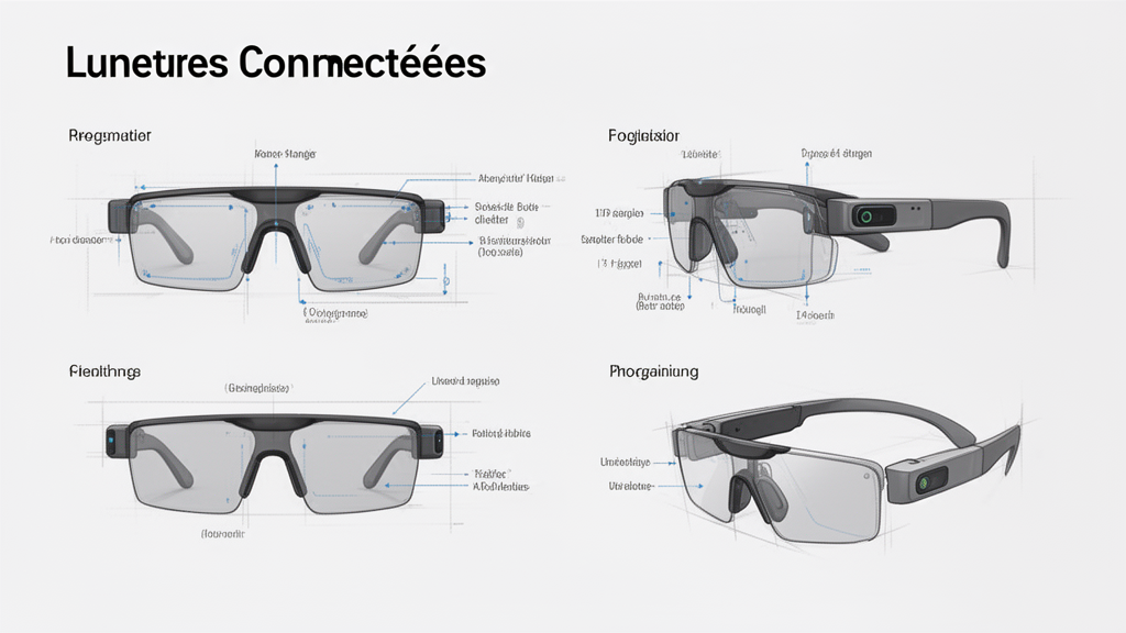 Illustration 3 sur lunettes connectées