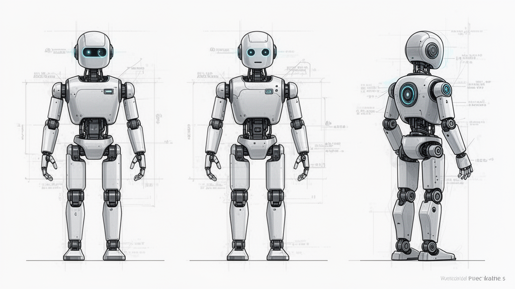 Illustration 3 sur robots humanoïdes