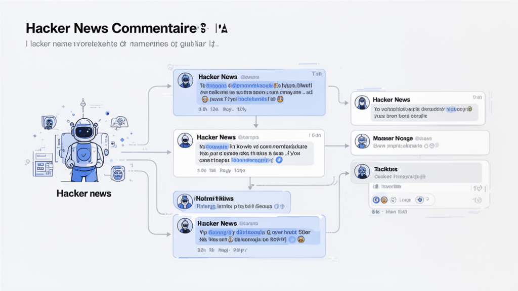 Illustration 3 sur hacker news commentaires ia