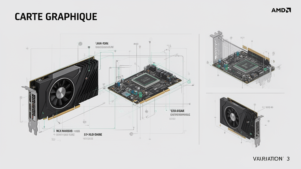 Illustration 3 sur carte graphique AMD