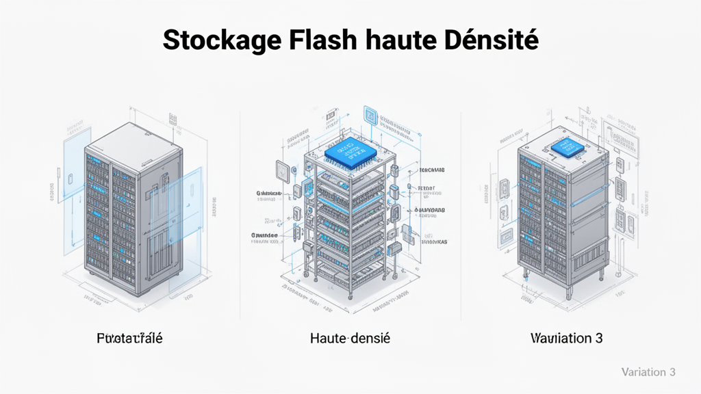 Illustration 3 sur stockage flash haute densité