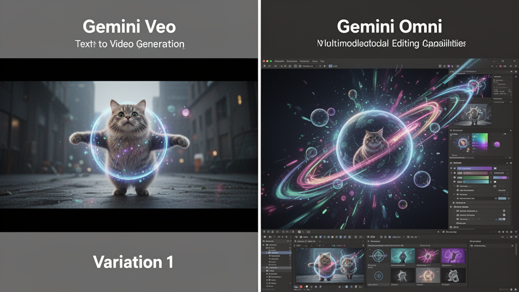 Illustration 1 sur Gemini Omni Illustration 1 sur Gemini Omni