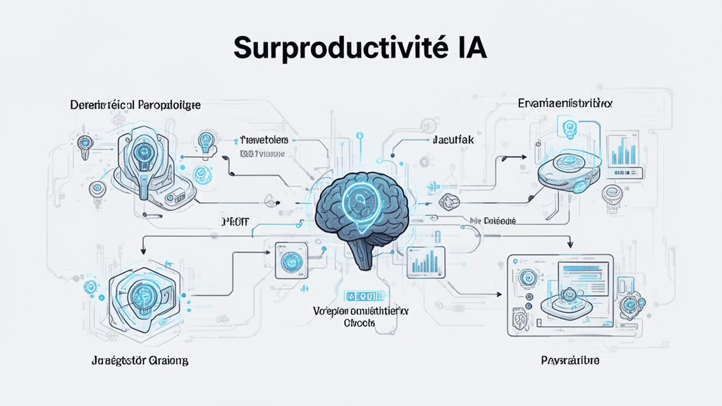 Illustration 3 sur surproductivité IA Illustration 3 sur surproductivité IA