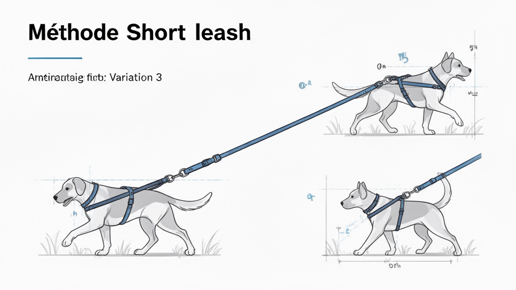 Illustration 3 sur méthode short leash Illustration 3 sur méthode short leash
