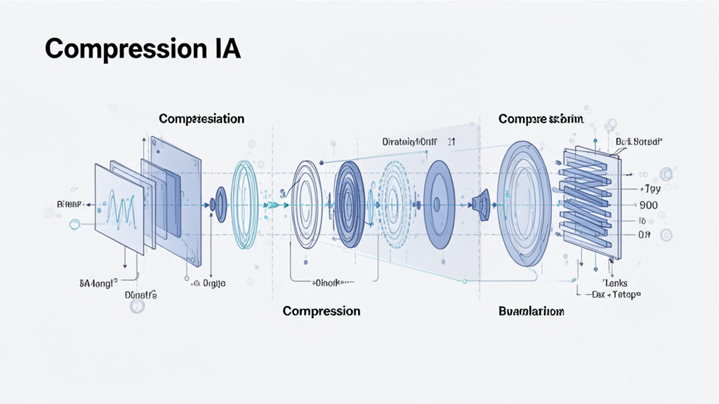 Illustration 3 sur compression IA Illustration 3 sur compression IA
