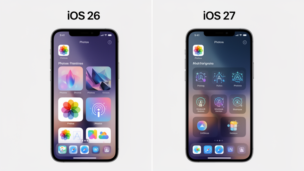 Illustration 1 sur iOS 27 Illustration 1 sur iOS 27