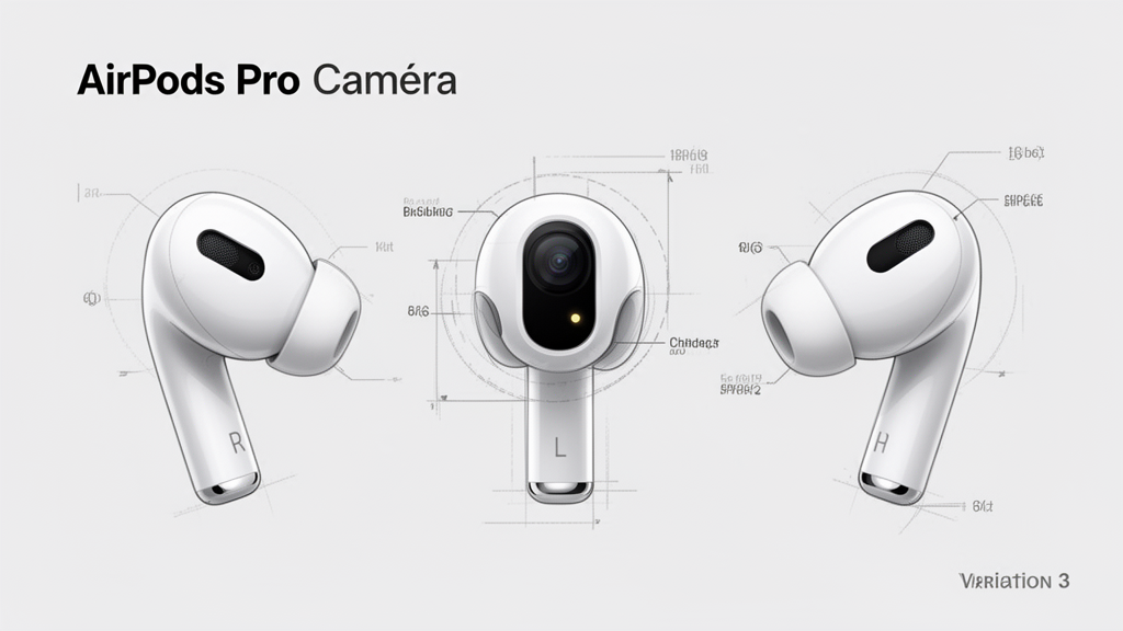 Illustration 3 sur AirPods Pro caméra Illustration 3 sur AirPods Pro caméra
