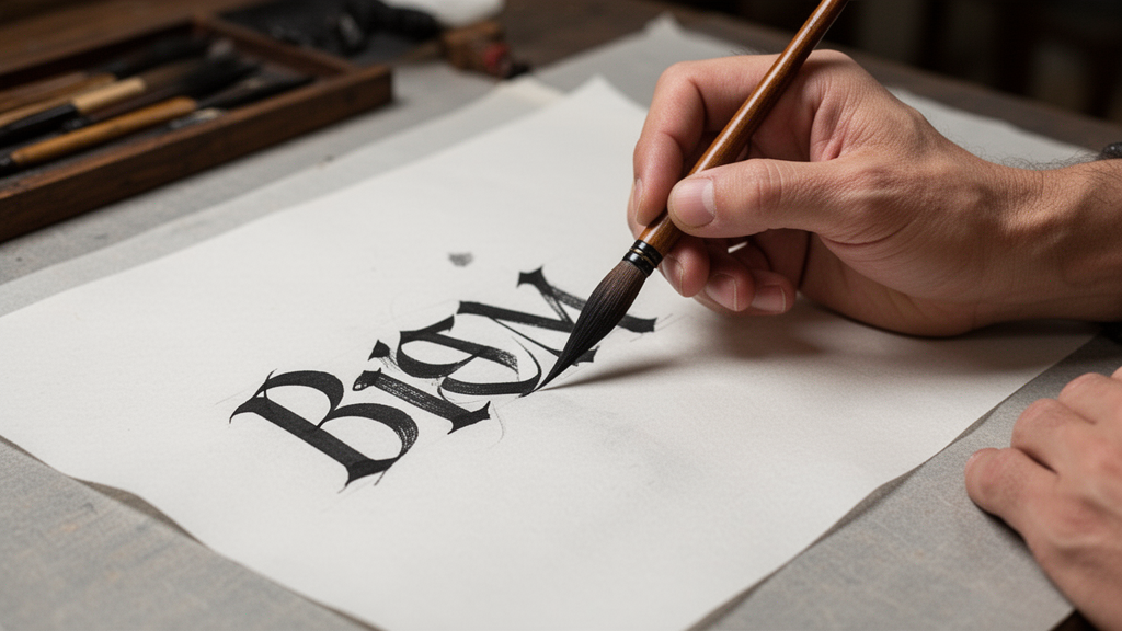 Illustration 1 sur typographie IA Illustration 1 sur typographie IA