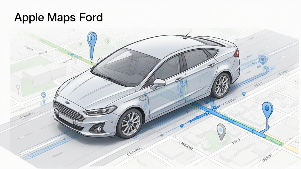 Illustration 3 sur Apple Maps Ford Illustration 3 sur Apple Maps Ford
