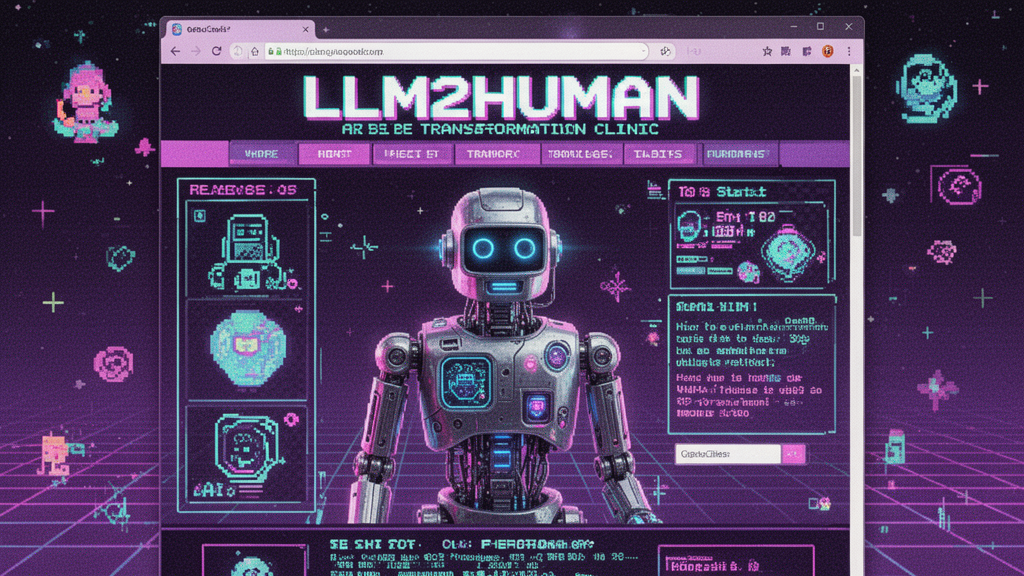 LLM2HUMAN : quand l'IA parodie sa propre transformation en humain